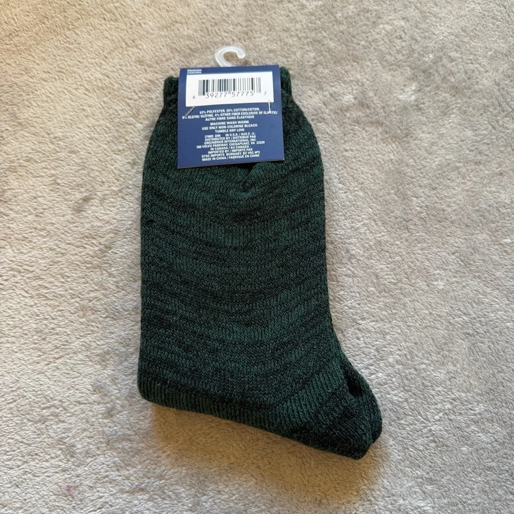 Men’s Juncture Thermal Green Heather Boot Socks Size 6-12 NWT